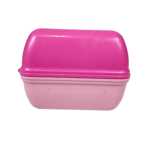 Vintage Caboodles California Hot Pink Make Up Case with Mirror Made‎ in USA - Picture 6 of 13